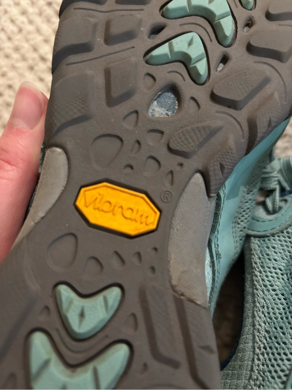 Teva x Ahnu Sugarpine II Air Mesh Hiking Shoe Women's Size 9.5 Granola Crunchy - Picture 7 of 7